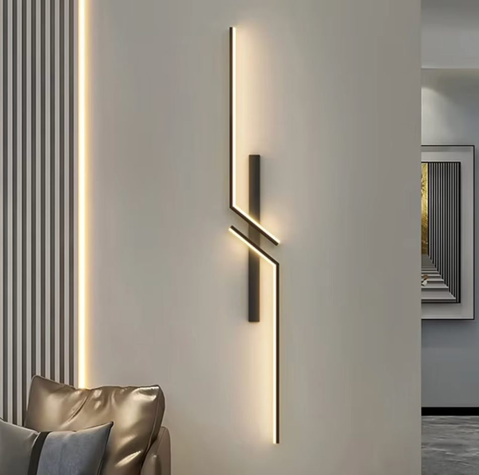 ARANDELA DE PAREDE MODERNA LED LUZ AMARELA - UTILLUX