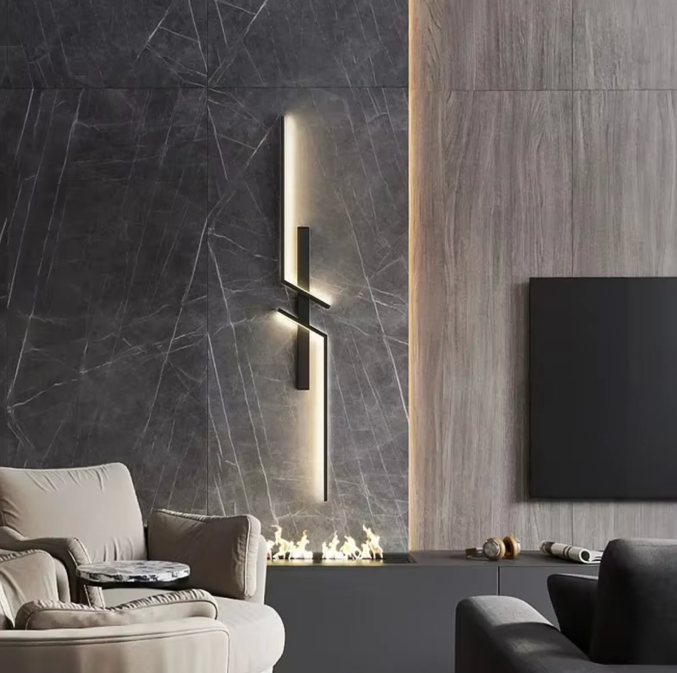ARANDELA DE PAREDE MODERNA LED LUZ AMARELA - UTILLUX