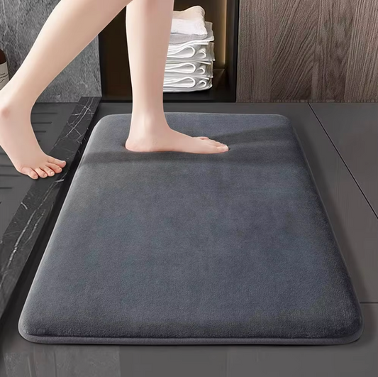 Tapete de Banheiro Super Absorvente e Aderente para Porta do Box - Anti Slip