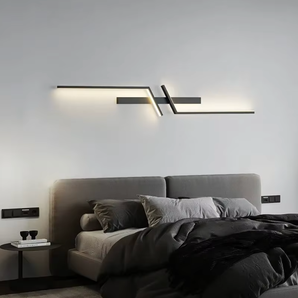 ARANDELA DE PAREDE MODERNA LED LUZ AMARELA - UTILLUX