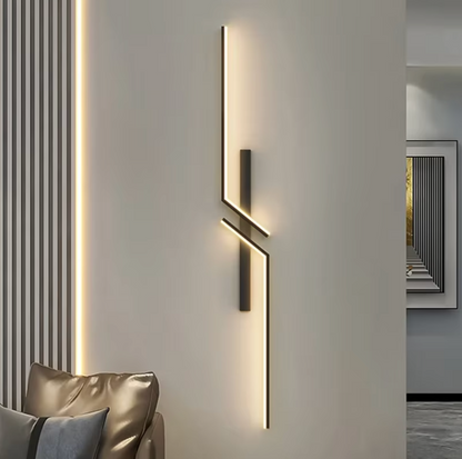 ARANDELA DE PAREDE MODERNA LED LUZ AMARELA - UTILLUX