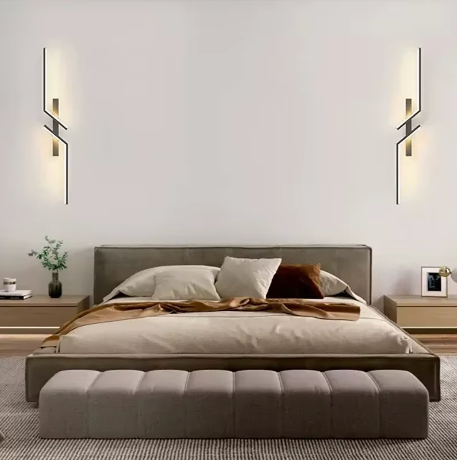 ARANDELA DE PAREDE MODERNA LED LUZ AMARELA - UTILLUX