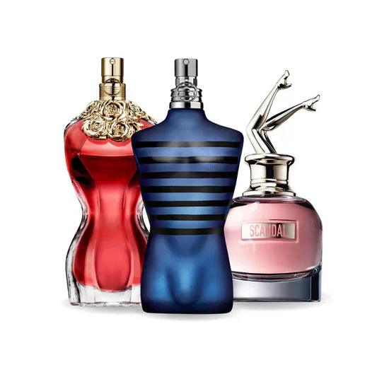 3er-Pack Parfums: LA BELLE, ULTRA MALE und Gaultier SCANDAL 100 ml