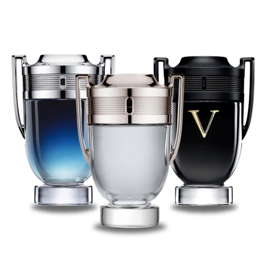 Packung mit 3 Düften: Paco Rabanne INVICTUS LEGEND, Paco Rabanne INVICTUS, Paco Rabanne INVICTUS VICTORY (Parfümwasser)