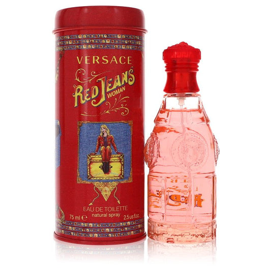 RED JEANS von Versace Eau De Toilette Spray 2,5 oz für Damen