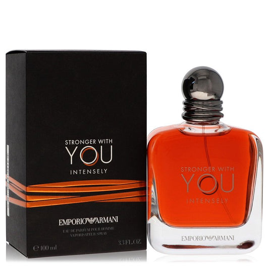 Stronger With You Intensely von Giorgio Armani Eau De Parfum Spray 3,4 oz für Herren