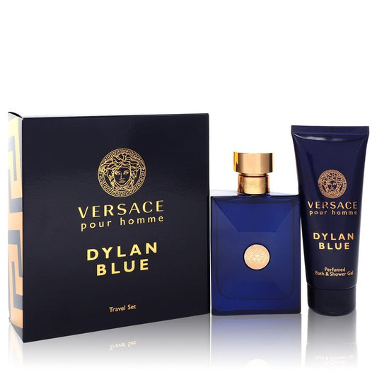 Versace Pour Homme Dylan Blue von Versace Geschenkset -- 3,4 oz Eau de Toilette Spray + 3,4 oz Duschgel für Herren