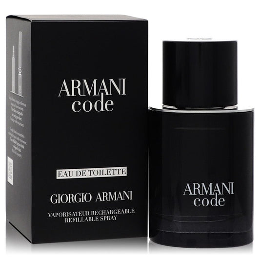 Armani Code von Giorgio Armani Eau De Toilette Spray nachfüllbar 1,7 oz für Herren