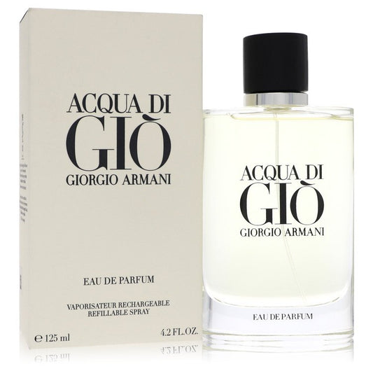 Acqua Di Gio von Giorgio Armani Eau De Parfum Nachfüllbarer Spray 4,2 oz für Herren