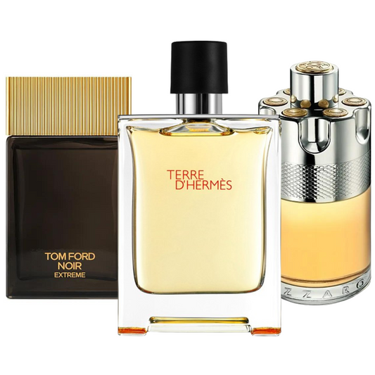 Packung mit 3 Düften: Terre d’Hermès, Azzaro Wanted, Tom Ford Noir Extreme (Eau de Parfum)