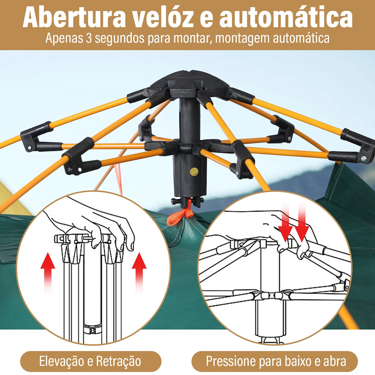 Barraca Para Acampamento Ao Ar Livre