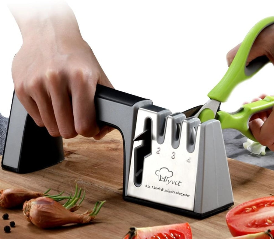 Afiador de Facas Multifuncional para Cozinha - Sharp Master Pro