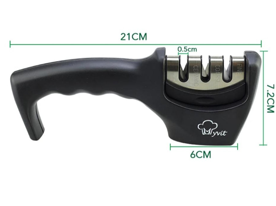 Afiador de Facas Multifuncional para Cozinha - Sharp Master Pro