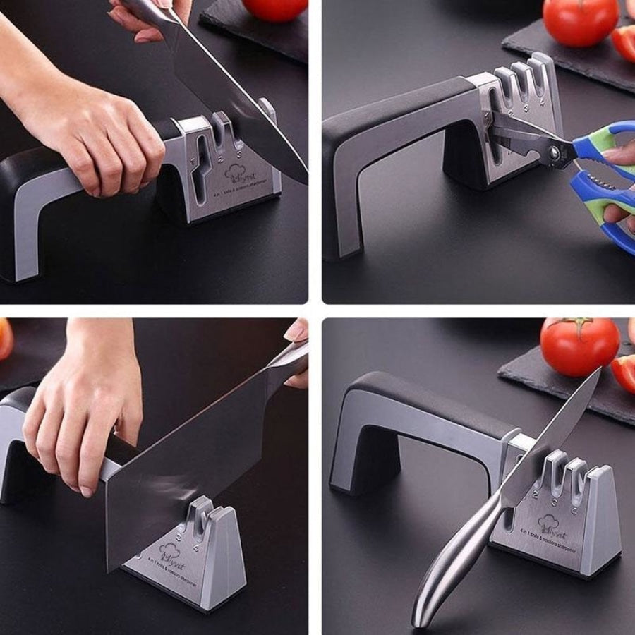 Afiador de Facas Multifuncional para Cozinha - Sharp Master Pro