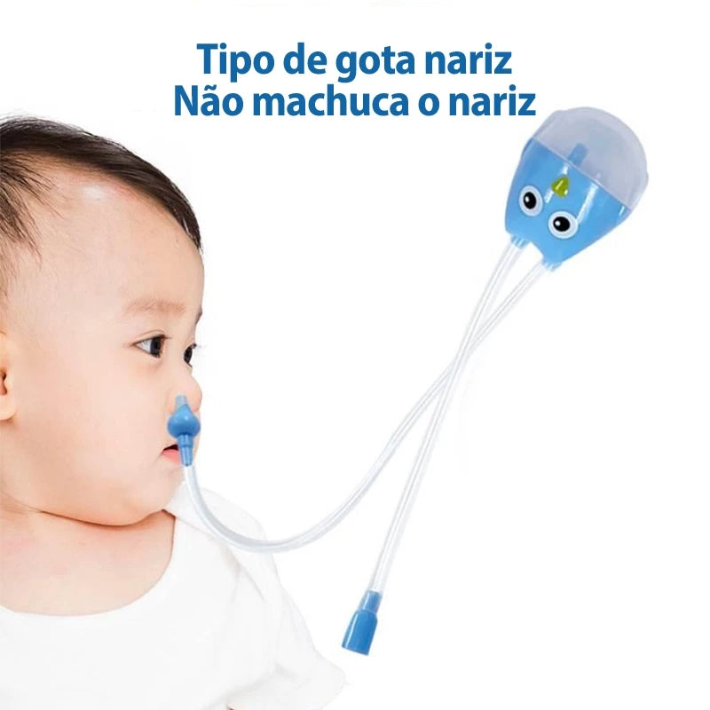 ASPIRADOR NASAL BEBÊ HIGIENE NARIZ SUGADOR DE CATARRO