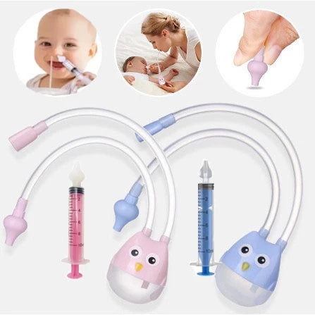 ASPIRADOR NASAL BEBÊ HIGIENE NARIZ SUGADOR DE CATARRO